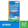 Claritin 24 Hour Non-Drowsy Loratadine Antihistamine Allergy Relief Medicine, Cooling Honey Syrup, 5 mg, 2.7 oz