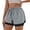 Grey, variant on Athletic Shorts For Women Women's 2 in 1 Running Shorts Quick Dry Athletic Gym Workout Shorts with Liner Phone Pockets