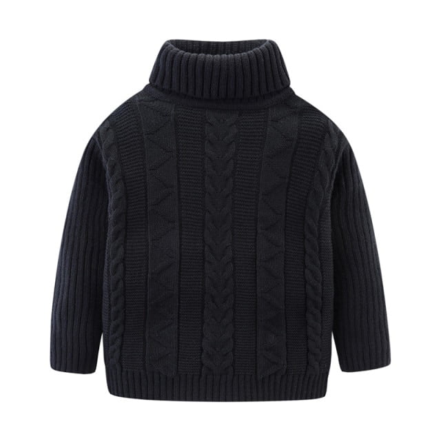 AAMILIFE Girl's Long Sleeve Soft Knit Mock Turtleneck Slim Fit Pullover Sweater