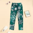 thumbnail image 2 of Cethrio Sweatpants for Toddler Girls Cotton Christmas Gifts Warm Clearance Graphic Printed Kids Green Fall and Winter Clothes Size 6-8 Years, 2 of 10