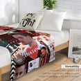thumbnail image 4 of Thow Blanket Bed Art HD Liam Merch Payne Printing Super Soft Micro Wool Blanket Sofa Comfortable Warm Flannel Blanket Bed Living Room Merch Gift Party Decor 40x50, 4 of 6