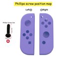 thumbnail image 2 of Carcasa de controlador de mano con agarre suave al tacto con botones de juego completo, carcasa de repuesto para consola Nintendo Switch, carcasa no incluida Adepaton 2033387-4, 2 of 8