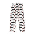 thumbnail image 5 of Xecao Christmas Dachshund Men's Straight Lounge Pajama Pants: The Ultimate in Comfortable Sleepwear, 5 of 9