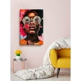 thumbnail image 2 of Awkward Styles African Woman in Sunglasses Canvas Decals Gifts for Her Stylish Decor Ideas Framed Canvas Prints for Living Dining Room Wall Decor African Girl Portrait Pop Art Picture Colorful Decals, 2 of 7