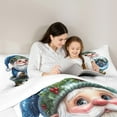 thumbnail image 5 of jejeloiu Cartoon Gnome Full Size Comforter Sets,Merry Christmas Bedding Comforter Set,Xmas Berry Leaves Bedding Sets For Boys Girls,Luxury Bedroom Decor,3-Piece, 5 of 8