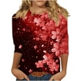 thumbnail image 5 of Womens Sports Tops Set Blouses for Women Fashion 2025 Plus Size Womens Fashion Tops, 5 of 5