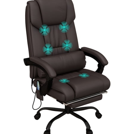 brown office chair lumbar heating product