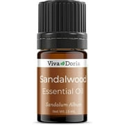 Viva Doria Pure Indian Sandalwood Oil, Best Grade, Sandalum Album, 5 mL