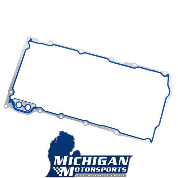 Oil Pan Gasket Aluminum Rubber Fits for LS1 LS2 Engines Replace MM-12612350 Prevents Oil Leaks