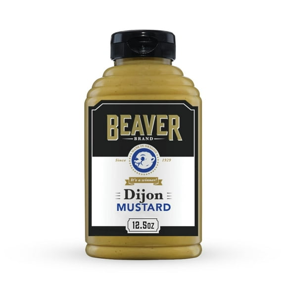 Pack of 6, Beaver Dijon Mustard, 12.5 oz