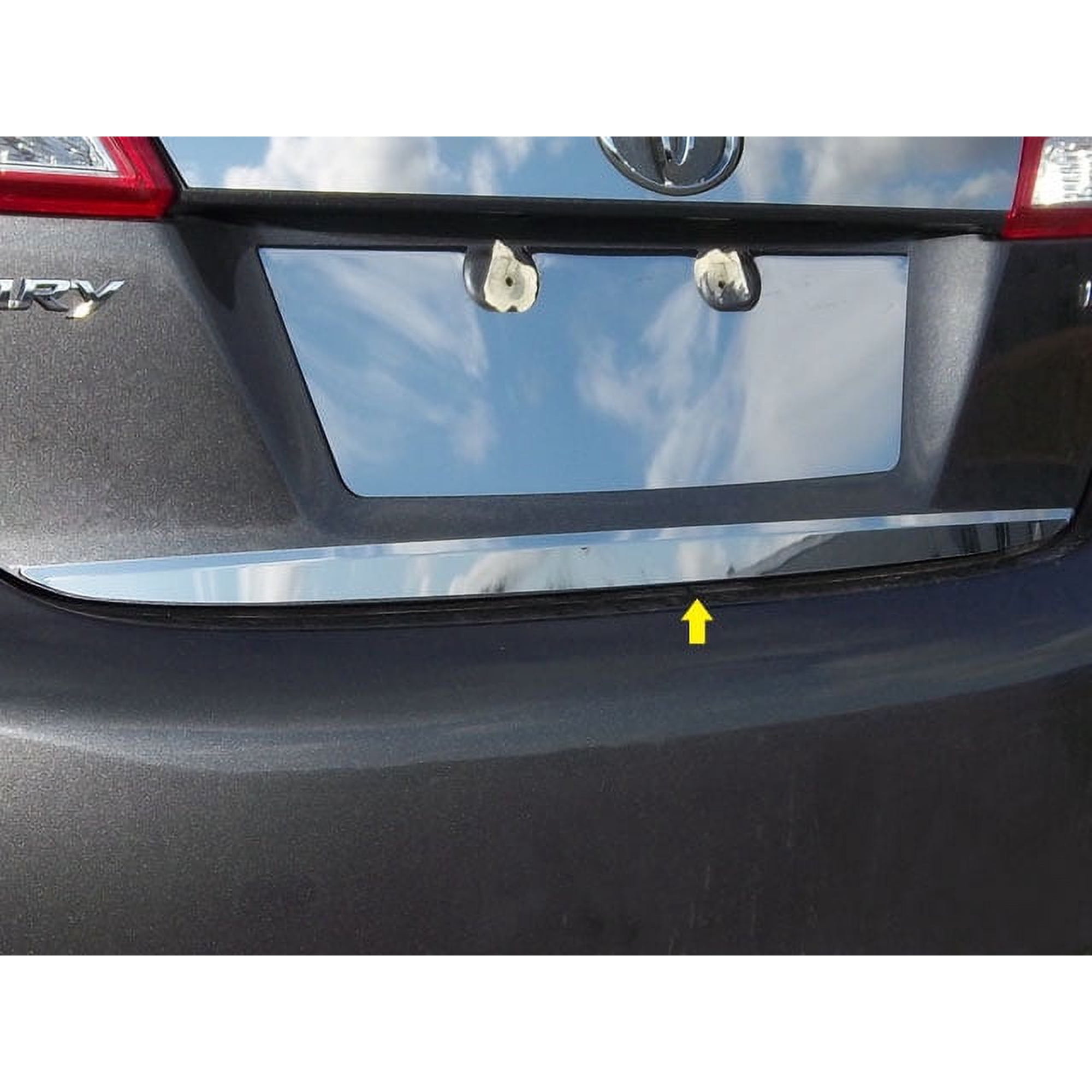 Stainless Steel Rear Deck Accent 1Pc Fits 2012-2014 Toyota Camry RD12130 QAA