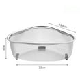 thumbnail image 2 of TIELUTT Stainless Steel Filter Mesh A Must Have Kitchen Tool Easily Filters Grease and Impurities Strainer Mesh Net Laundry Strainer Kitchen Upgrades Strainer Fr Utility Small Plunger, 2 of 4