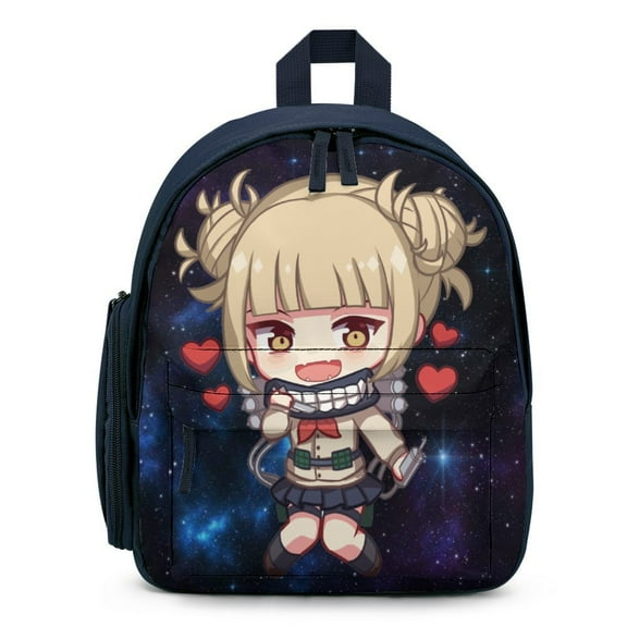 My Hero Academia Himiko Toga Backpack Cute Print Daypack Lightweight Casual Backpack Travel Hiking Backpacks
