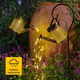 thumbnail image 4 of TiokMc Watering can with Lights,Large Solar Lanterns Outdoor Hanging Waterproof,Decorative Retro Metal Solar Lights, 4 of 8