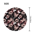 thumbnail image 3 of Disketp Butterflies1 Small Mouse Pad 7.9x7.9 Inches,Washable Round Mousepad for Office Laptop Computer,Non-Slip Rubber Base Mouse Pads for Wireless Mouse, 3 of 8