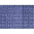 thumbnail image 1 of Ahgly Company Indoor Rectangle Abstract Blue Modern Area Rugs, 2' x 4', 1 of 4