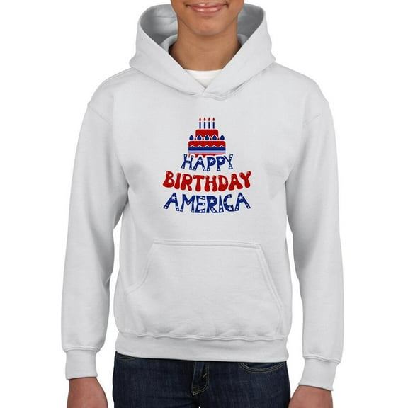 The Birthday Of America Hoodie Juniors -Image by Shutterstock, Medium