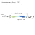 thumbnail image 2 of Uxcell Retractable Coil Spring Keychain Clasp with Key Ring 145mm, 2 Pack Plastic Spiral Stretchy Cord, Blue Green, 2 of 5