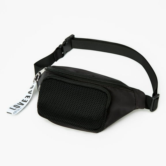 Solid Black Fanny Pack