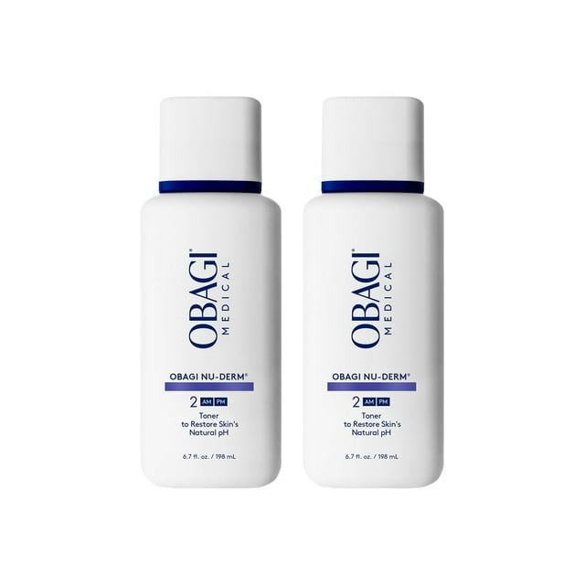 Tónico Obagi Nu-Derm sin alcohol, 200 ml, con hamamelis y aloe