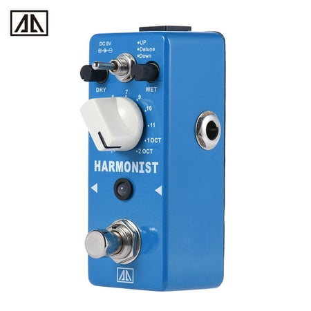 AROMA AHAR-5 HARMONIST Pitch Shifter Guitar Effect Pedal 3 Modes Pitch Shifting Harmony Effects Aluminum Alloy Body True (Best Pitch Shifter Pedal)