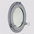 thumbnail image 1 of Porthole Glass Aluminum Nautical Coastal Decor - Gray, 1 of 1