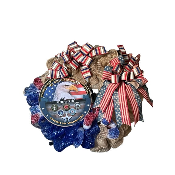 American Warriors Wreath, Military Wreath, Patriotic