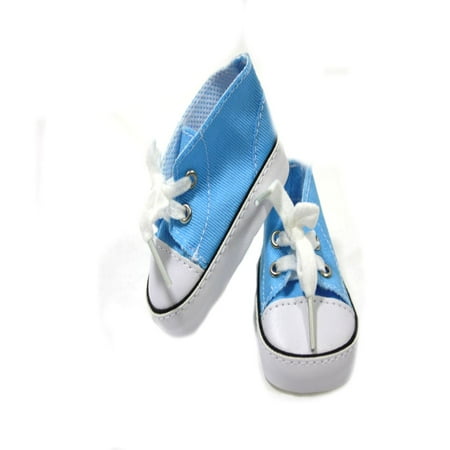 Dream Big Wholesale Doll Clothes Arianna Blue Low Cut Canvas Sneaker