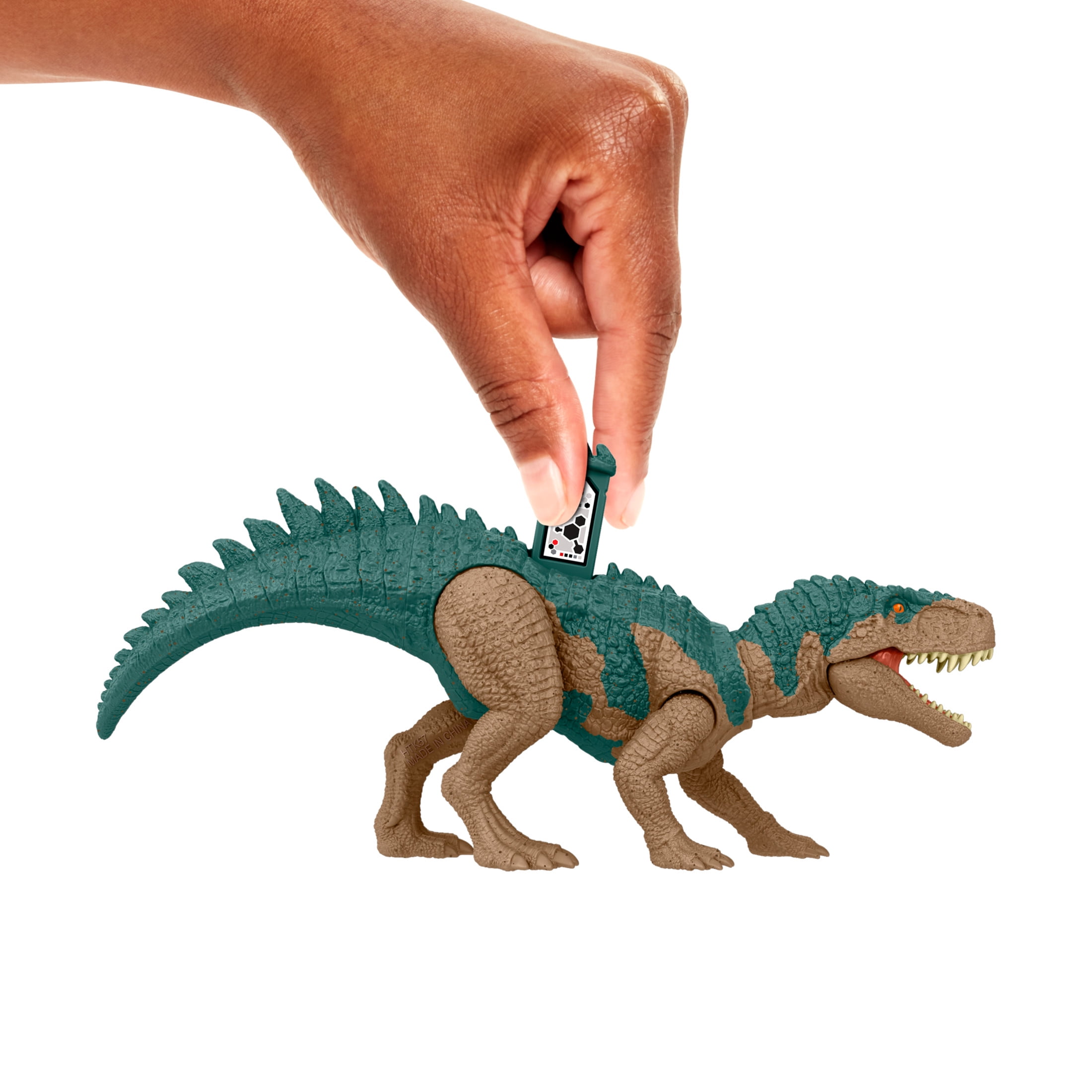 Jurassic World Danger Pack Rauisuchus Action Figure Toy, Posable with Physical & Digital Play