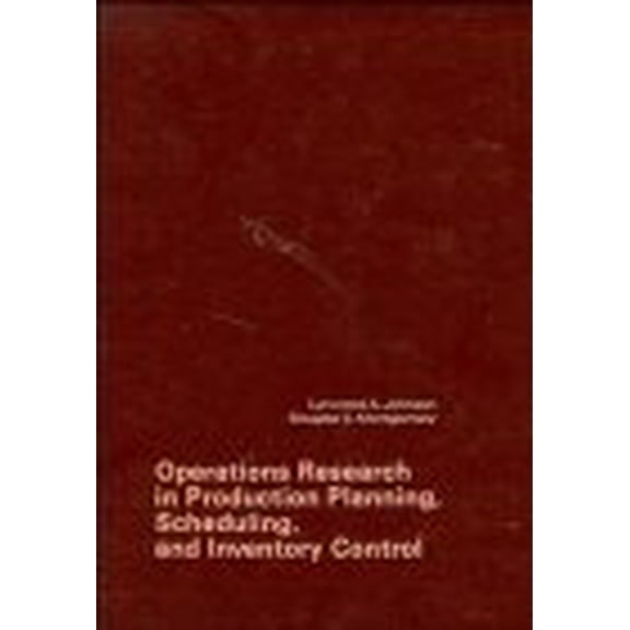 Pre-Owned Operations Research in Production Planning, Scheduling, and Inventory Control (Hardcover) 0471446181 9780471446187