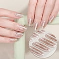 thumbnail image 2 of Long Lasting Gel Nail Strips Fashion Glitters Adhesive Easy Application, 2 of 21