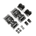 thumbnail image 1 of Fits 2007-2018 Jeep Wrangler JK Rugged Ridge Hood Latch 11210.17 Painted; Black; Aluminum; Set Of 2, 1 of 4