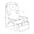 thumbnail image 5 of Ostrich The Backpack 3N1 Portable Chair, Reclining Lounger with Cooler Bag, Light Blue, 5 of 5