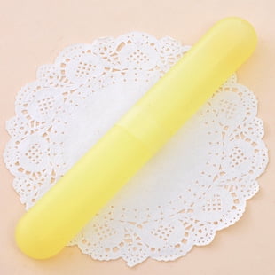 Estuche portátil para cepillos de dientes de viaje, funda para cepillos de dientes, tubo de cepillo de dientes transpirable, caja protectora para vasos de cepillos de dientes
