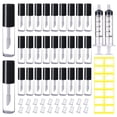 thumbnail image 1 of Tubos de brillo labial AMORIX Mini, 1,2 ml, vacíos, transparentes, recargables, 1 of 6