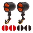 thumbnail image 2 of Indicator Blinker, Energy Saving Dual Color Motorcycle Turn Signal Light High Brightness Multifunction  For Motorbike Black,Electroplating, 2 of 8