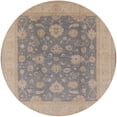 thumbnail image 1 of Ahgly Company Indoor Round Mid-Century Modern Rose Purple Oriental Area Rugs, 8' Round, 1 of 6