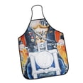 thumbnail image 1 of Delantales Divertidos de Cocina Delantal con Babero para Salón de Cocina Delantal Vintage Artículos de Broma Hechos de Poliéster Hombre de la motocicleta BLESIY Delantal de cocina de poliéster, 1 of 6