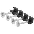 thumbnail image 2 of Truck Tool Box Mounting Kit,4Pcs/Set Pickup Truck Tool Tool Box Mount J Clamps Tool Box Mount J Hook Versatile Functionality, 2 of 14