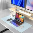 thumbnail image 2 of Lohuatrd Desk Mat Soft Large Anti-slip Scratch-resistant Waterproof Faux Leather Dirt-resistant Smooth Great Friction Office Desktop Mouse Pad, 2 of 8