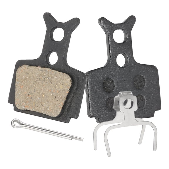 Disc Brake Pad 1.11" x 1.3" Semi-Metallic Bike Brake Pads with Spring and Pin for BB7 M355 M446 M640 Mountain Road Bikes, Black