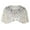 Silver Beige, variant on Women's 1920s Shawl Beaded Sequin Deco Evening Cape Bolero Flapper Cover up, One Size