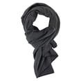 thumbnail image 2 of Manta, bufanda Bucky Jersey Stripe Travel Comfort, negra, 2 of 4