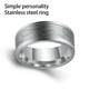thumbnail image 4 of Anillo de acero inoxidable de 8mm para hombre, anillos de anzuelo, banda de pesca, bucle, estilo Simple, accesorio de moda, regalos de joyería Ropa, zapatos y accesorios Miscelánea color acero ocho Qarigey  AP014749-03, 4 of 6