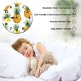 thumbnail image 3 of ZXCXRQFa Fruit Pineapple Silent Non Ticking Wooden Clock 10 Inch, Round Wall Clock,Decorative for Living Room, Kitchen, Home,Bathroom, Bedroom, Office or School, 3 of 7