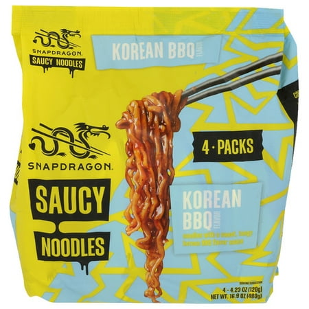 (Pack Of 4) Snapdragon Noodles Saucy Bbq Kran 16.9 Oz