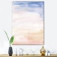 thumbnail image 2 of Designart ' Pastel Abstract With Pink Dark Blue and Beige Spots ' Modern Canvas Wall Art Print, 2 of 3