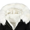 thumbnail image 2 of Women's Designer Warm Winter Parka Quilted ed Long Coat Jacket Fleece Lined Body Faux Fur Coat Outdoor Windproof Thick Jackets Zip Up Outerwear With Fuffly Plus Size, 2 of 5