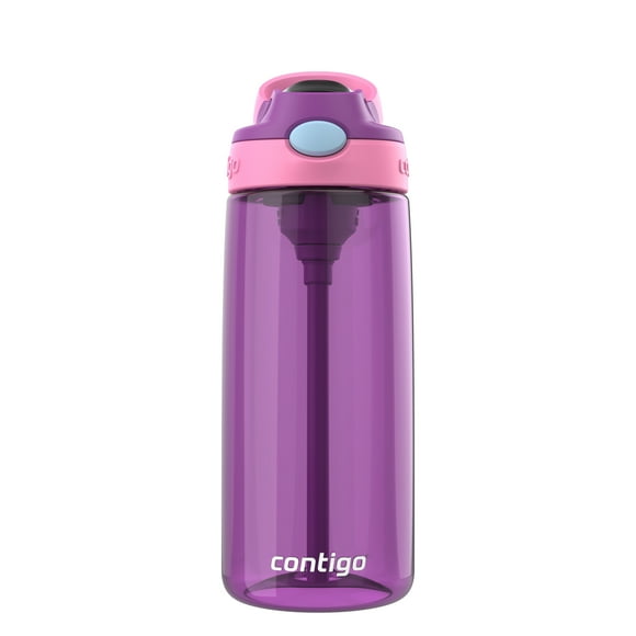 Contigo Aubrey Leak-Proof Spill-Proof Water Bottle, Grape w/ Azalea, 20 oz (591 mL), 20 oz (591 mL)
