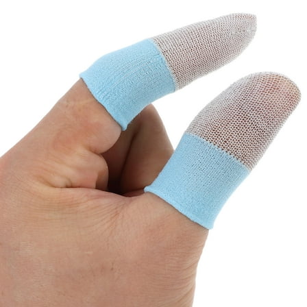 Raindrops 20pcs Finger Sleeves Gaming Thumb Gloves Accessories For Gaming Anti Sweat Ultra Thin Gamers Gaming Phone Touchscreen Devices